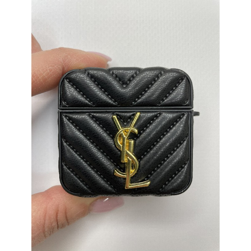 Чохол YSL для AirPods 4 (black)-0