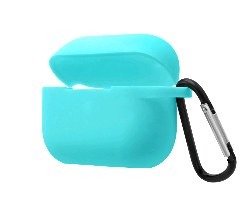 Silicone case для AirPods Pro (тех.пак) м`ятний-0