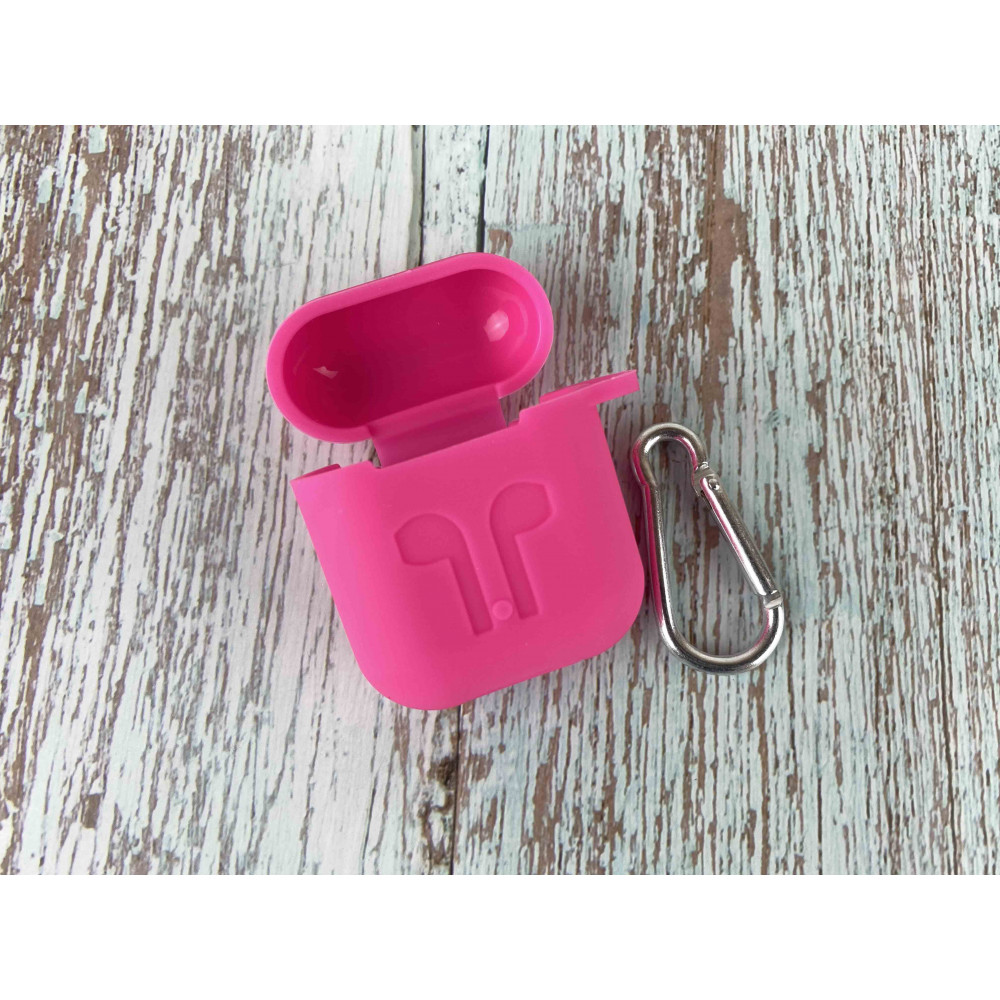 Silicone case для AirPods carbine (Barbie pink)-0