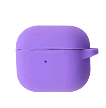 Чохол Silicone для Airpods 3 (Light purple)-0