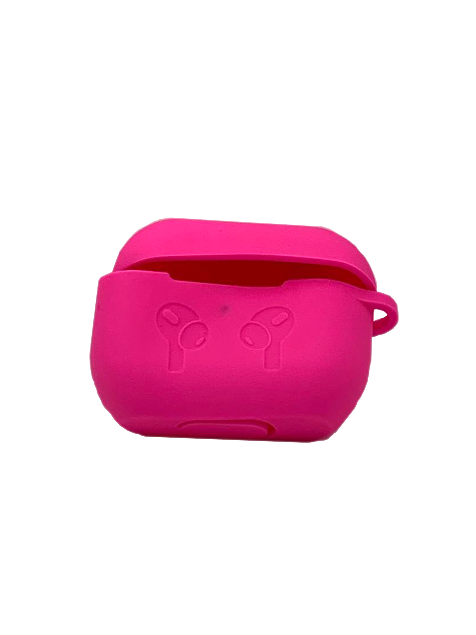 Чохол для AirPods 3 Silicone Case Logo + карабін  (Pink)-0