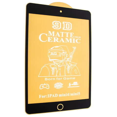 Гнучке скло Ceramic MATT для  iPad Mini 4 7.9"  матове з чорною рамкою (м`яка упаковка)-0