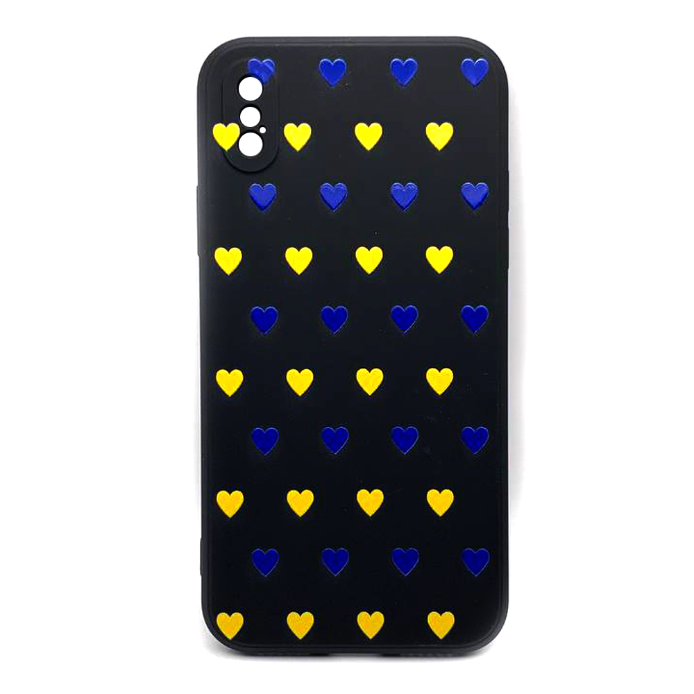 Накладка  WAVE Patriot Case для Iphone X/Xs (ua hearts)-0