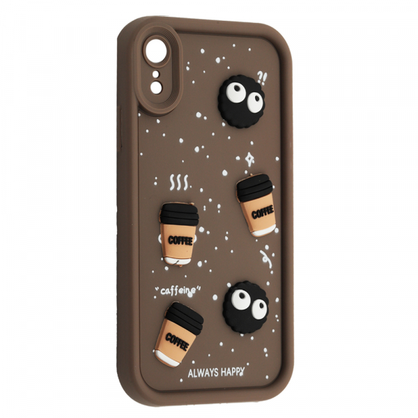 Чохол Pretty Toys для IPhone Xr (Brown/Always Happy)-0