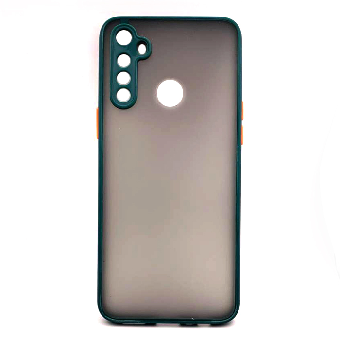 Накладка Totu Gingle Camera для Realme 5/6i/C3 Green/orange-0