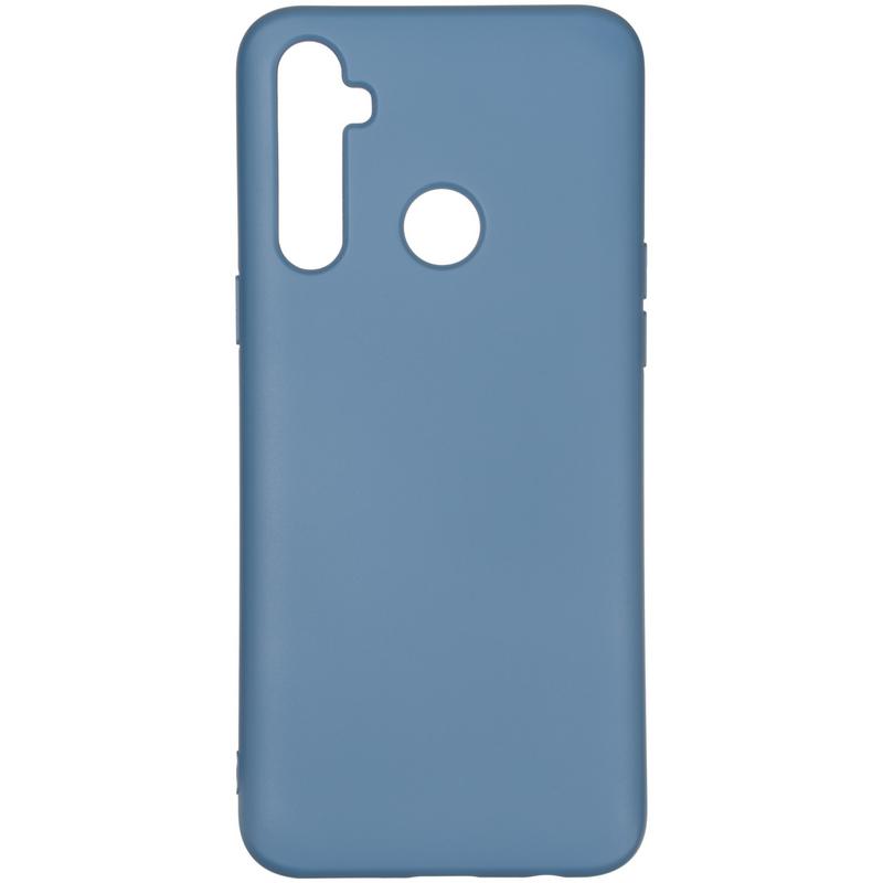 Накладка Soft Silicone Case для Realme 5/6i/C3 синя-0