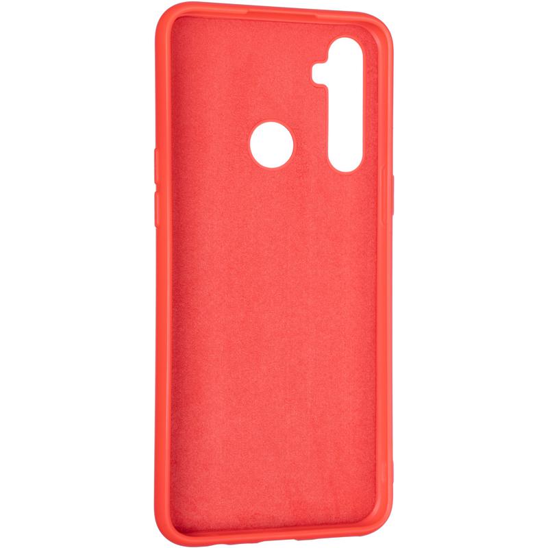 Накладка Soft Silicone Case для Realme 5/6i/C3 червона-1