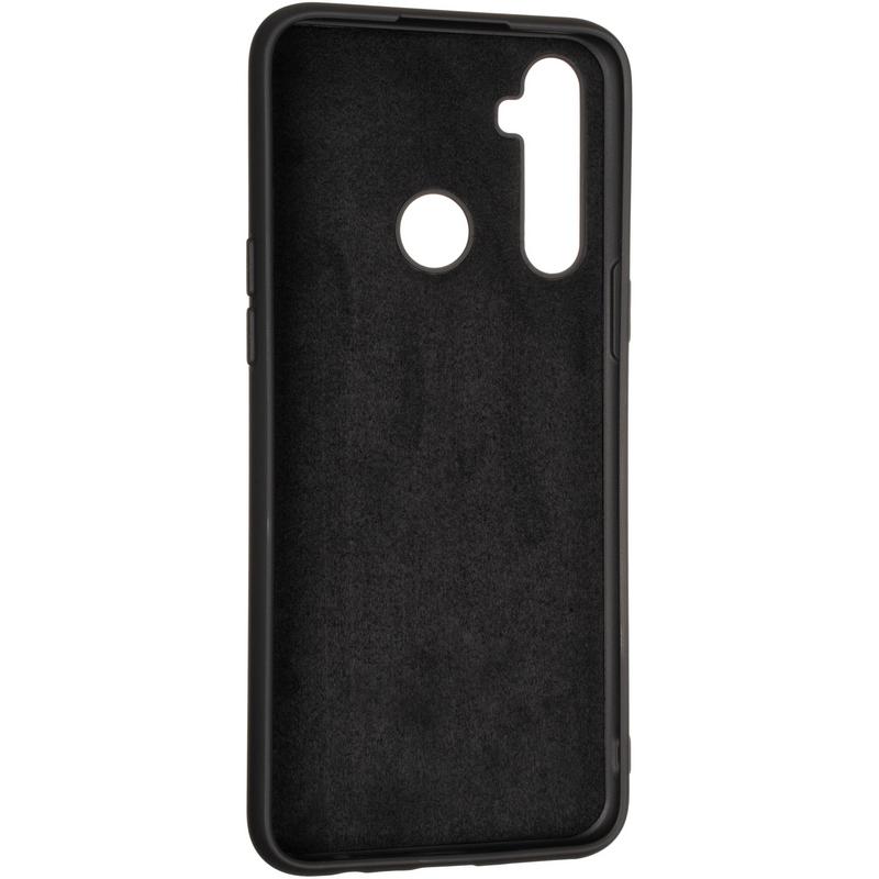 Накладка Soft Silicone Case для Realme 5/6i/C3 чорна-1