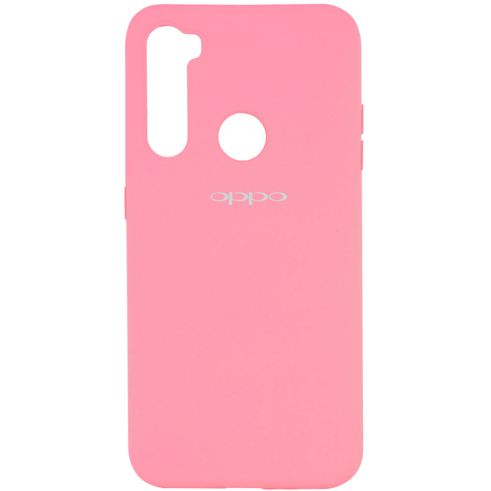 Silicone Cover Full Protective (A) для OPPO Realme C3/5/6i (Pink)-0
