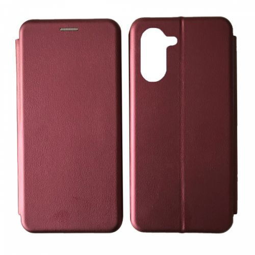 Книжка Premium для Realme C33 марсала-0