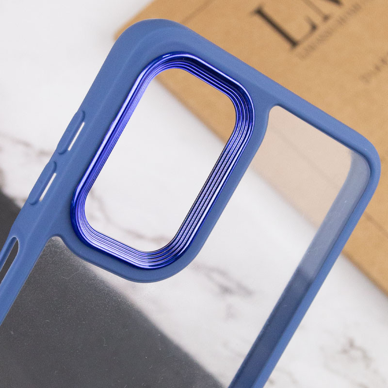 Накладка TPU+PC Lyon Case для Realme C33/Oppo A17/Oppo A17K (Blue)-3