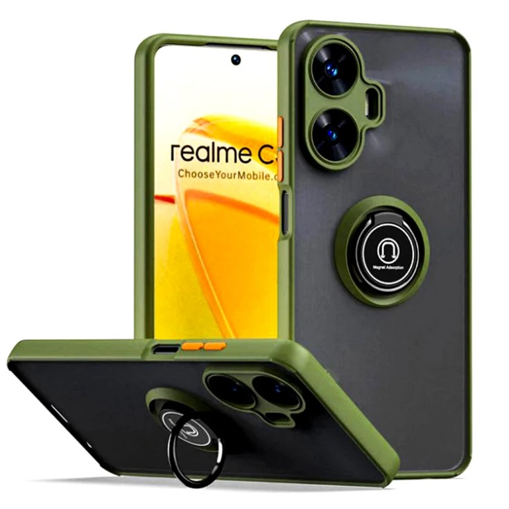 Накладка Totu Gingle Ring для REALME C55 оливковий-0