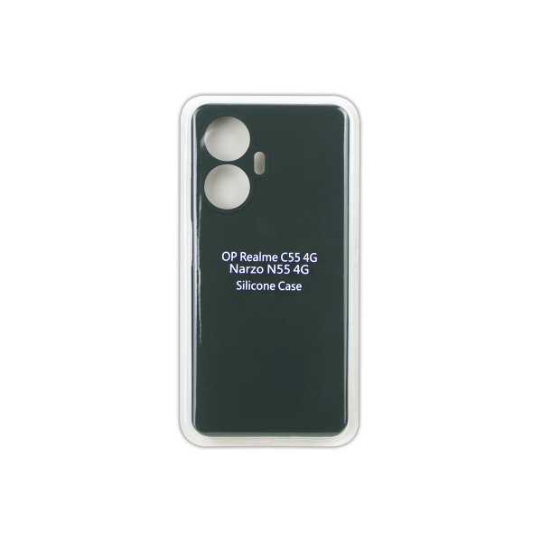 Full Silicone Case для REALME C55 (Dark Green)-0