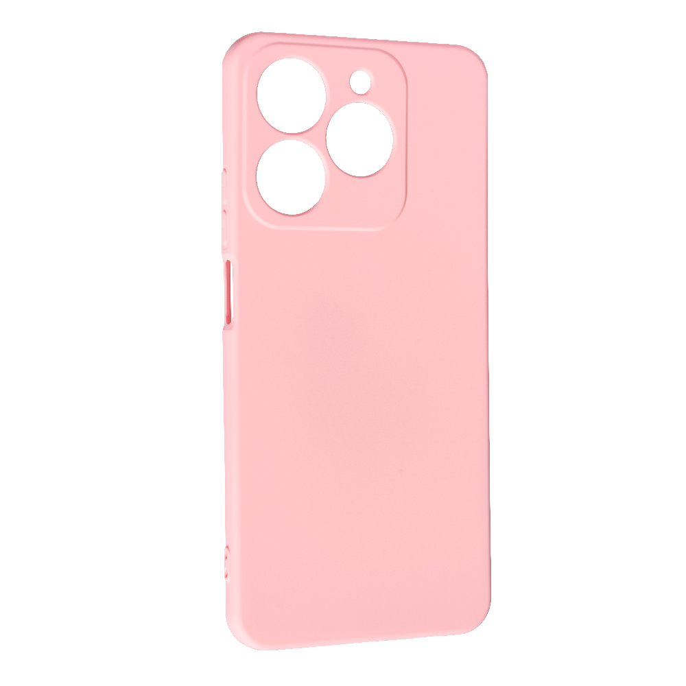 Накладка Silicone case SMTT для Realme C61/C63 (Light pink)-0