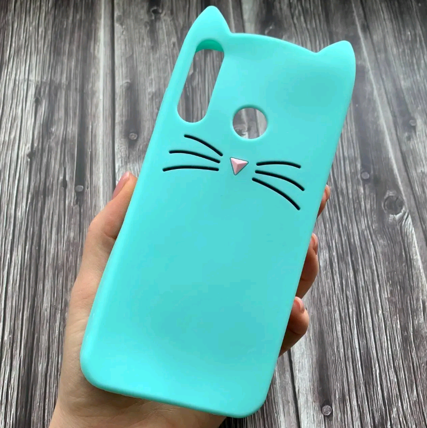 Накладка 3D Cat для Huawei Y6p м`ятна-0