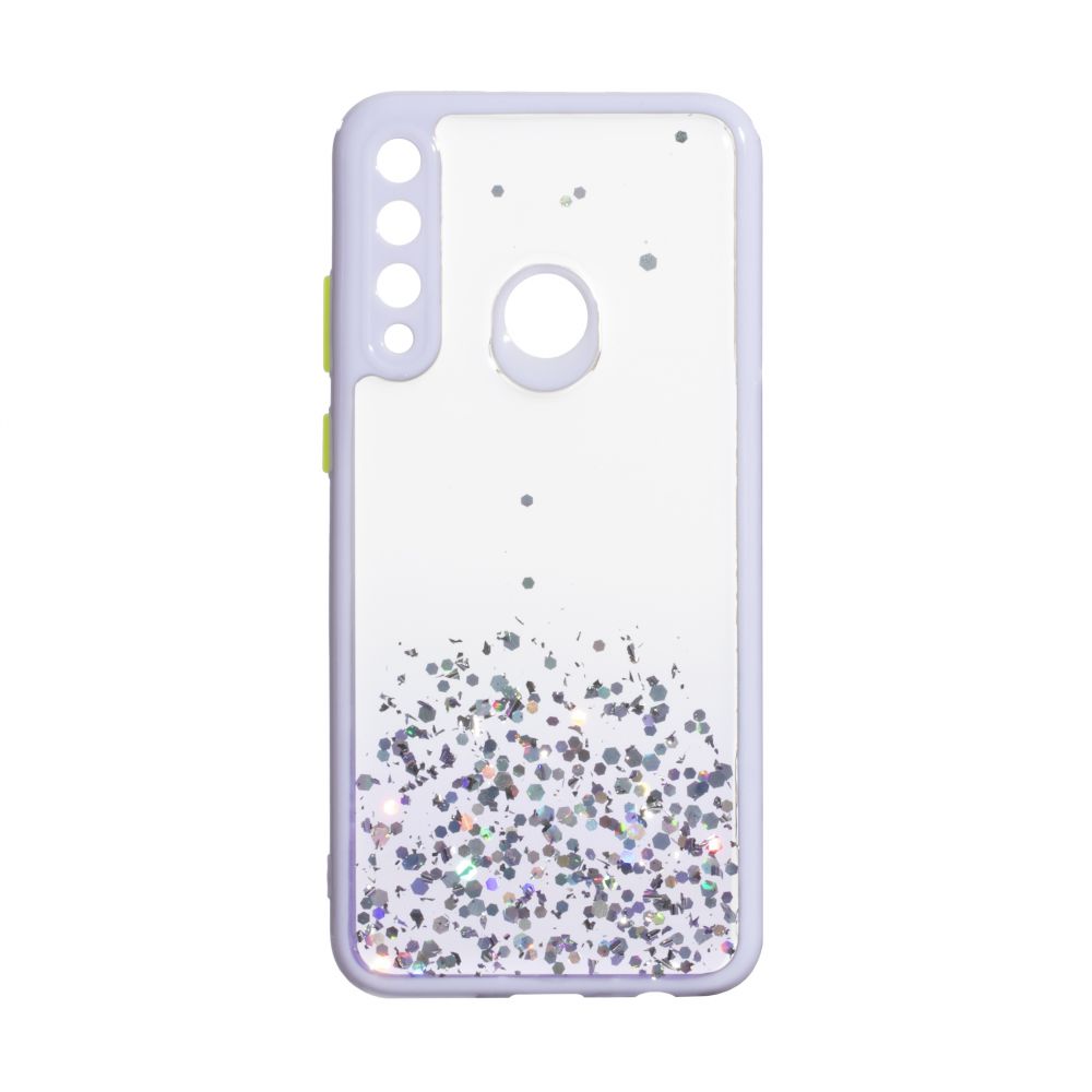 Накладка Glitter Bling Sequins для Huawei Y6P бузкова-0