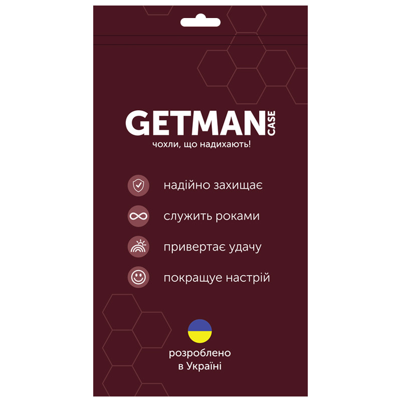 Накладка GETMAN Clear 1,0 mm для  iPhone 12 Pro Max (6.7")  прозора-2