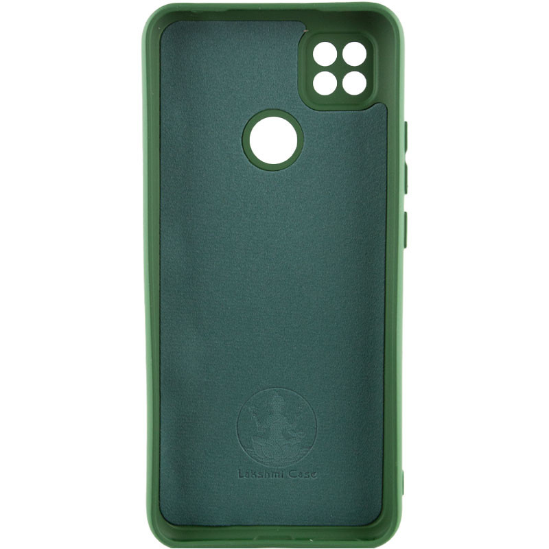 Silicone Cover Lakshmi Full Camera (AA) для Oppo A15s/A15 (Dark green)-1