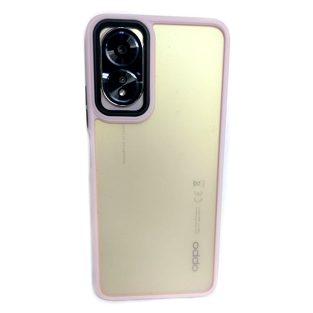 Накладка TPU+PC Lyon Frosted для Oppo A38 / A18 (Pink)-2