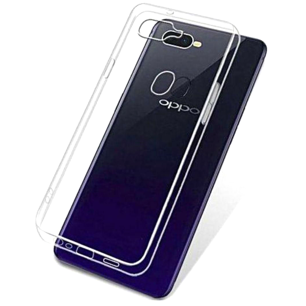 Накладка Premium  для  OPPO A5 / A3S / AX5 / R15-NEO  прозорий силікон-1