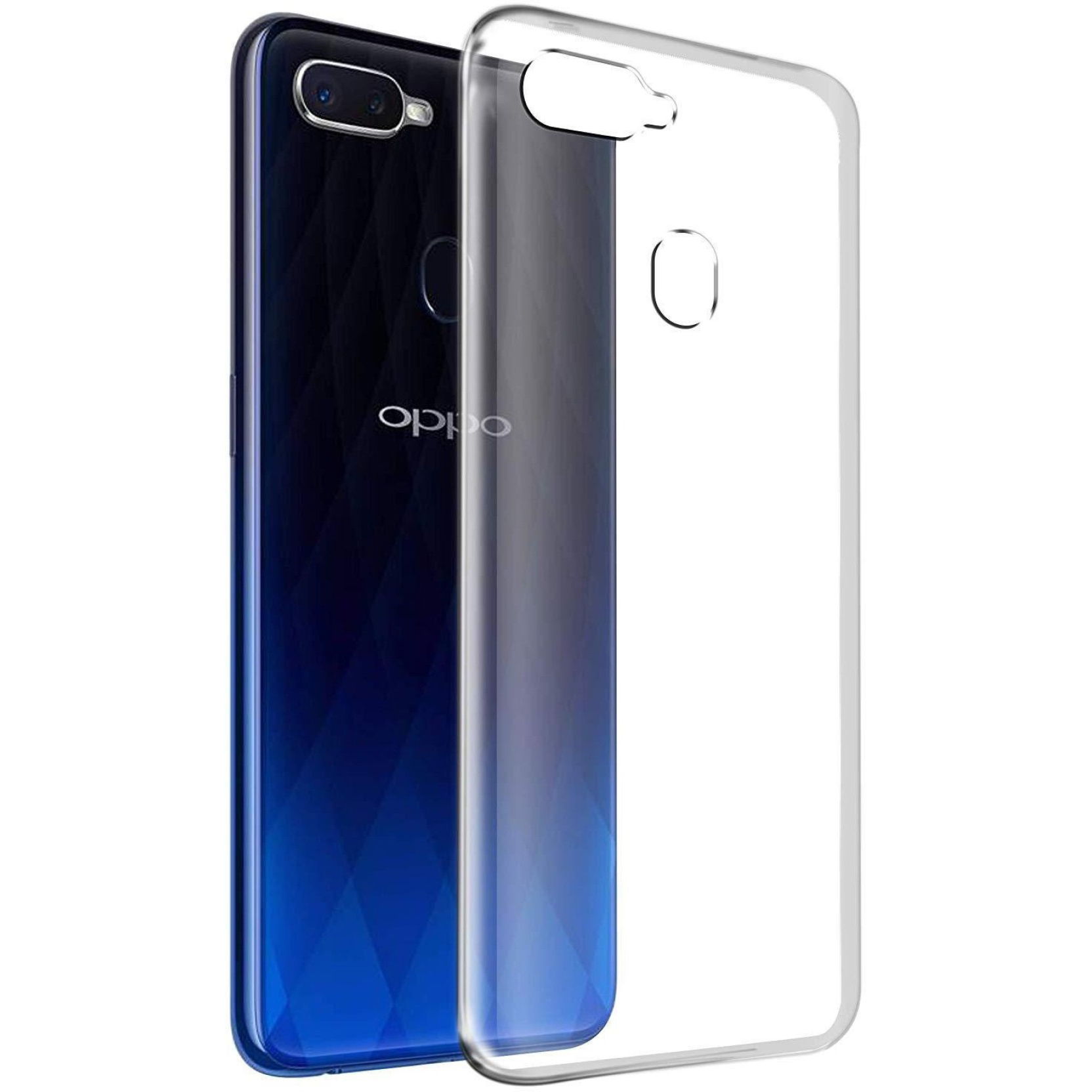 Накладка Premium  для  OPPO A5 / A3S / AX5 / R15-NEO  прозорий силікон-2