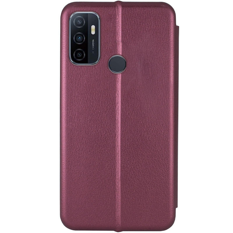 Книжка Premium для Oppo A53 марсала-1