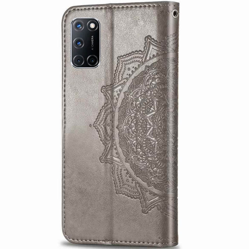 Книжка Art Case для Oppo  A52 / A72 /A92 (Сіра)-1