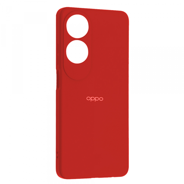 Silicone Cover My Color Full Protective (A) для Oppo A60 (Red)-0