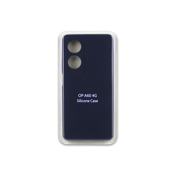 Чохол Full Silicone для OPPO A60 4G матовий сліконовий (Midnight Blue)-0