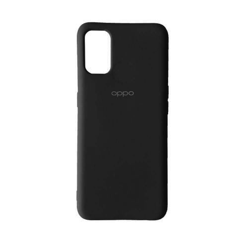 Silicone Case Full для Oppo A74 Black-0