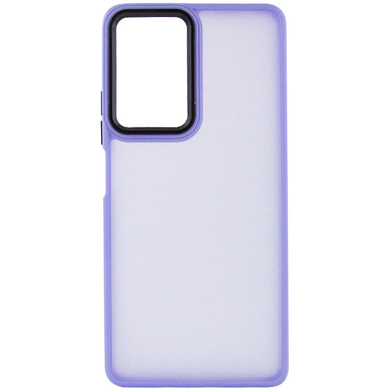 Накладка TPU+PC Lyon Frosted для Moto G85 (Purple)-0