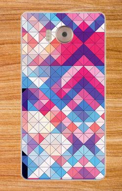 Чехол для Prestigio MultiPhone Grace R7 7501 Duo "Ромбики" (силикон)-0