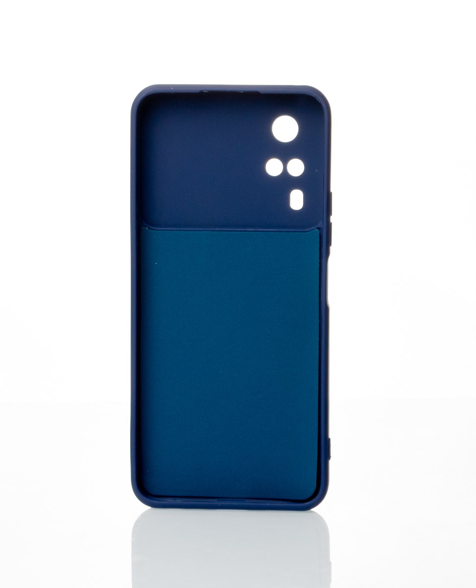 Накладка CAMERA PROTECTION для Vivo Y31/Y51/Y53s 4G (темно-синя)-1