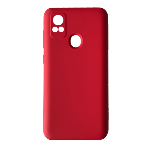 Silicone Cover Full Camera without Logo (A) для ZTE Blade A31 (Rose red)-0