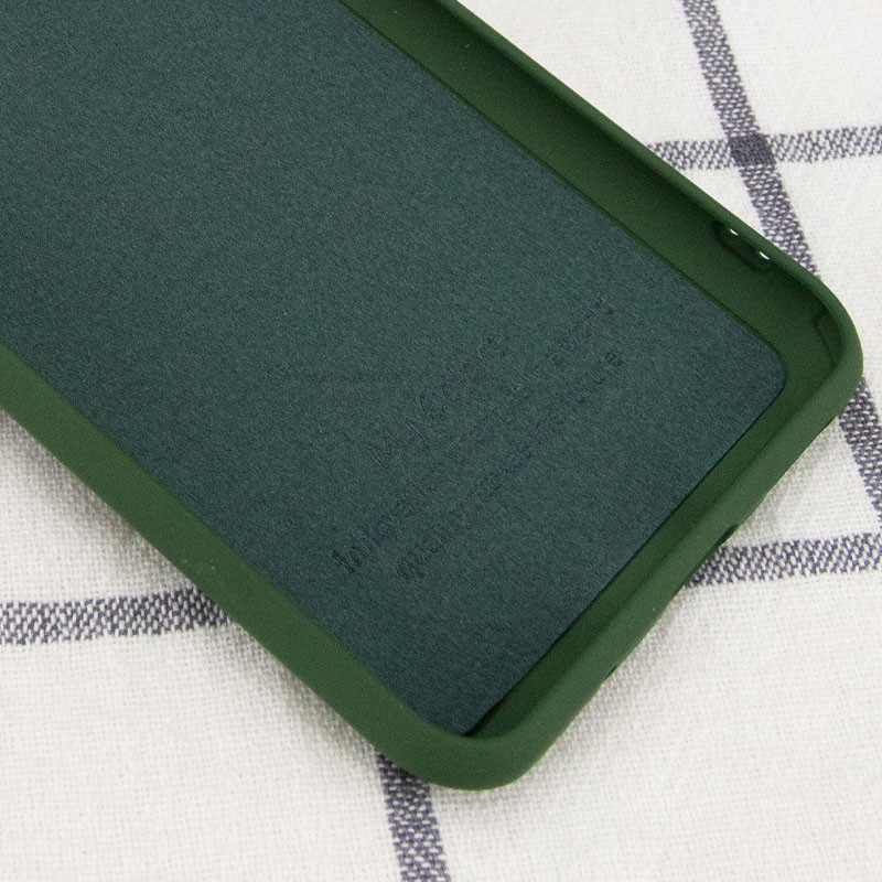 Silicone Cover My Color Full Camera (A) для ZTE A51 (Dark green)-1