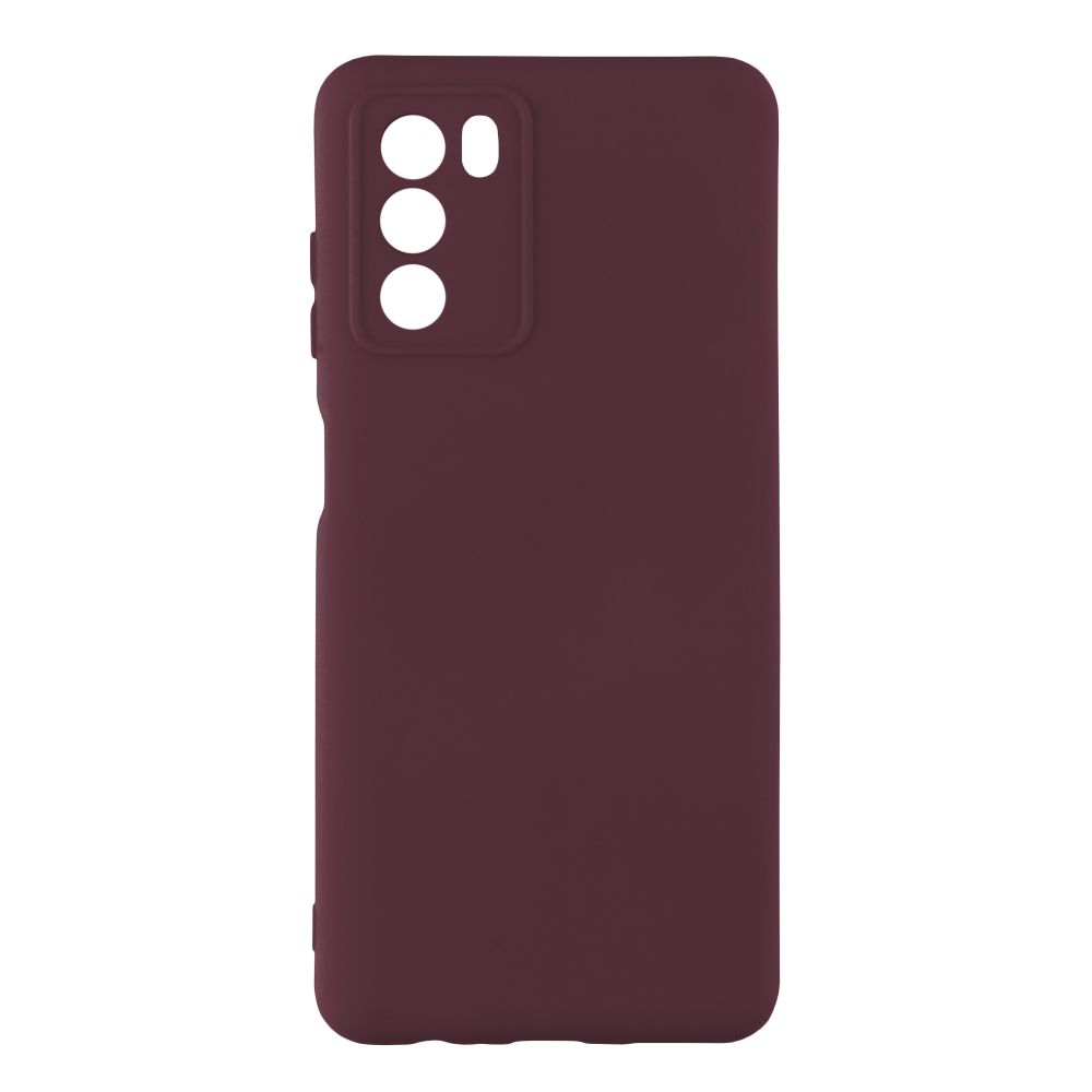 Чохол Silicone Full Camera для ZTE A72 / V40 Vita  (Maroon)-0