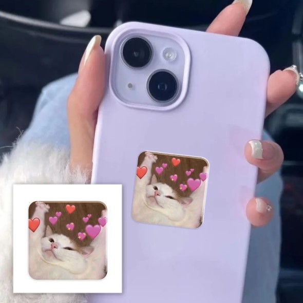 3D-стікер "Cat love"-0