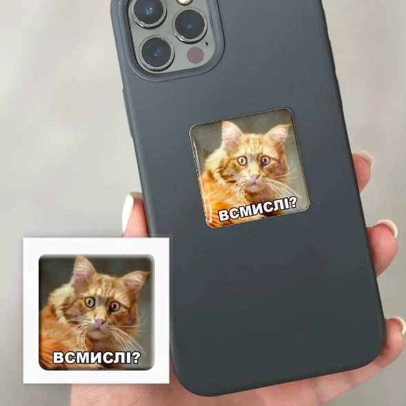 3D стікер "Всмислі?"-0