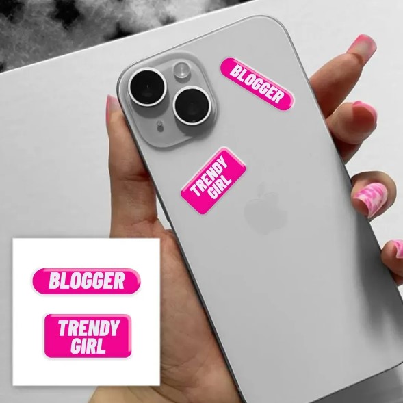 3D-стікер "Trendy girl"-0