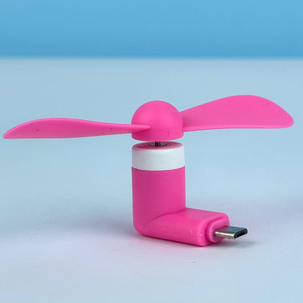 Вентилятор Mobile Micro рожевий-0