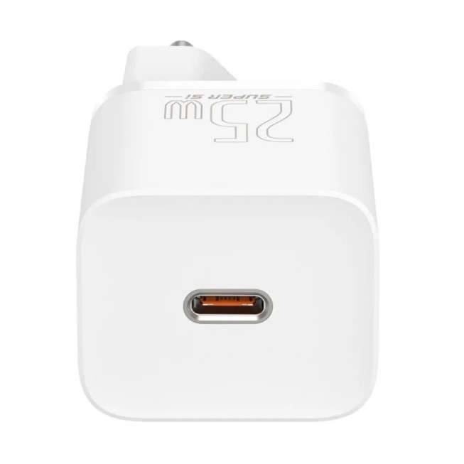 Адаптер мережевий Baseus Super Si  Quick Charger 1C 25W EU White-2