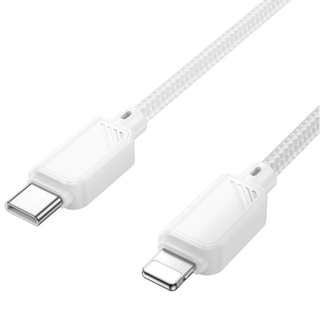 Кабель X113 Beneficio Type-C to Lightning Білий-1