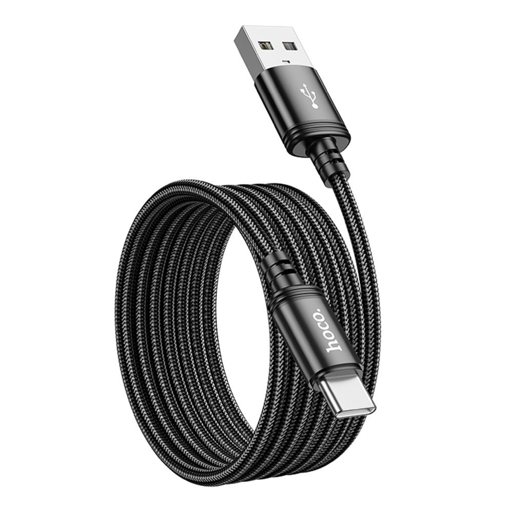 Зарядний шнур Hoco X89 Wind Type-C (2m) (Black)-2