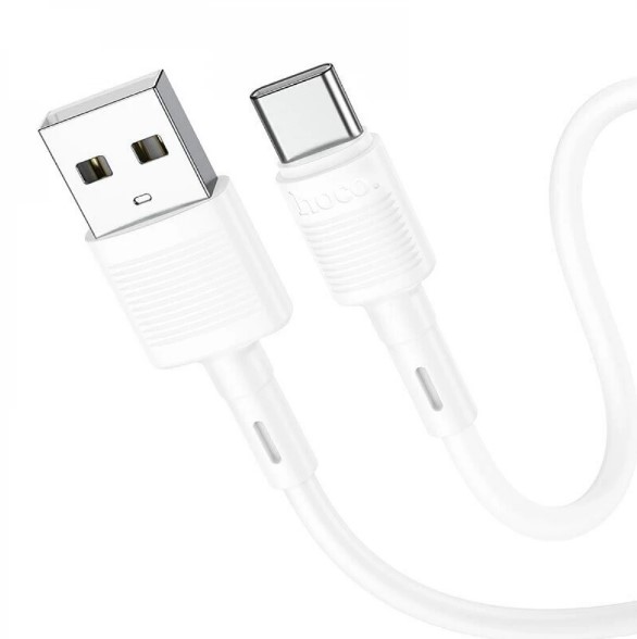 Кабель Hoco X83 Victory 3A USB to Type-C 1m (white)-1