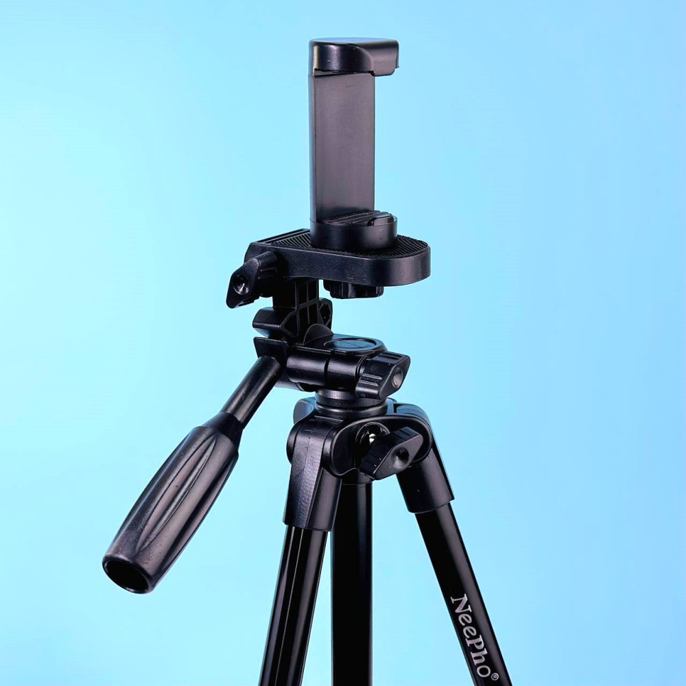 Штатив-трипод NeePho NP-3180 для камери та телефону (Чорний)-2