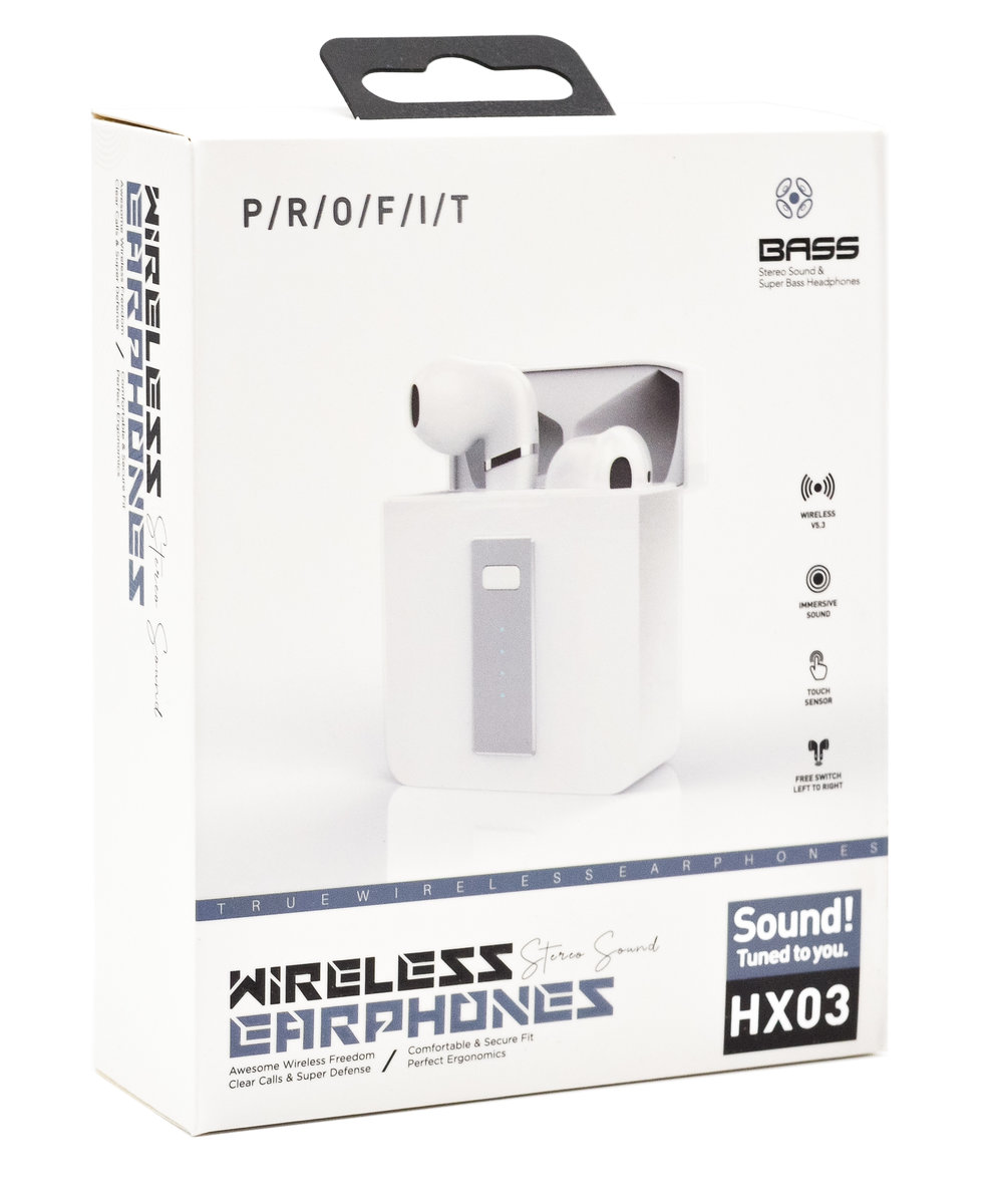 Гарнитура PROFIT TWS HX03 White-0
