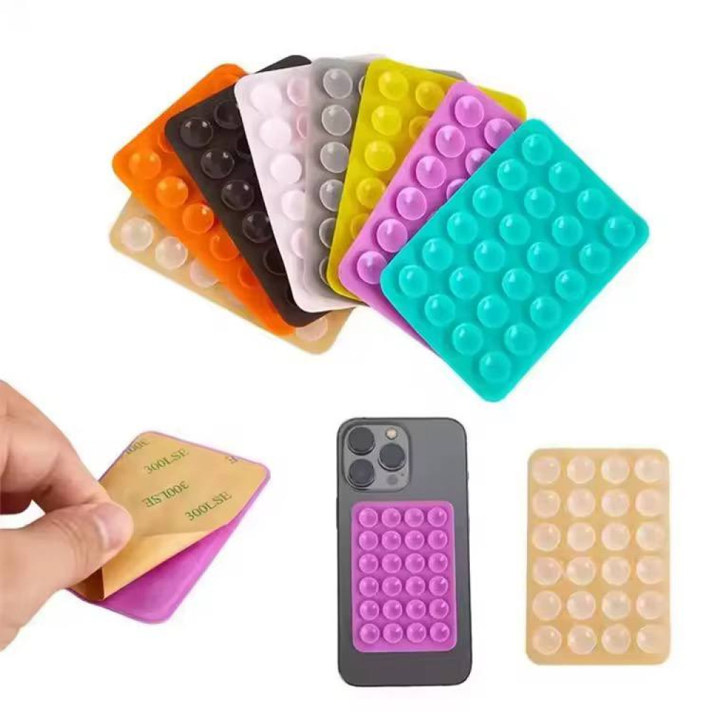 Тримач-присоска для мобільного телефону 3M Sticker Side Silicone (Електрік)-3