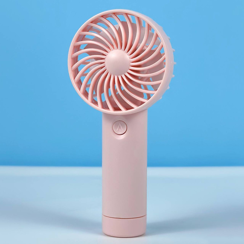 Портативний вентилятор ZB109 Mini з акумулятором (Рожевий)-0