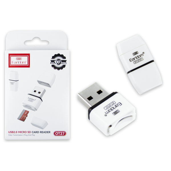 Card reader EARLDOM ET-OT27 micro SD білий-0