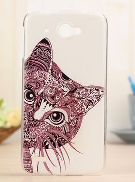 Накладка для Lenovo S920 "Котик визирає" (пластик)-0